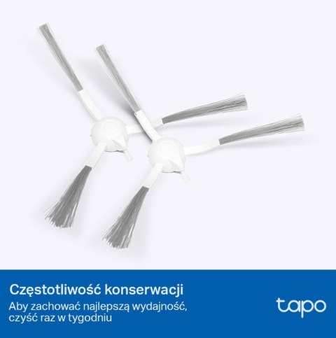 Zestaw szczotek i filtrów do Robota odkurzającego Tapo SPEC: Main Brush ×1, Side Brush ×2, HEPA Filter ×2 Zestaw szczotek i filtrów do Robota odkurzającego Tapo SPEC: Main Brush ×1, Side Brush ×2, HEPA Filter ×2