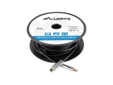Kabel HDMI M/M v2.0 CA-HDMI-20FB-0500-BK 50m czarny Kabel HDMI M/M v2.0 CA-HDMI-20FB-0500-BK 50m czarny