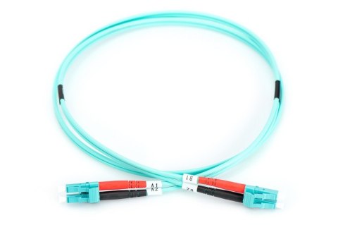 Patch cord światłowodowy FO LC-LC MM 50/125 OM3 duplex LSOH 3m Patch cord światłowodowy FO LC-LC MM 50/125 OM3 duplex LSOH 3m