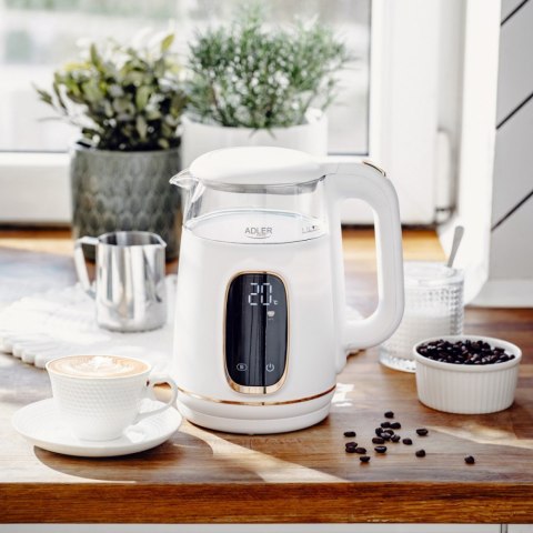 Czajnik 1,7l z wyświetlaczem LED, regulacją temperatury AD 1305WG