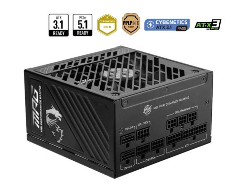 Zasilacz MPG A850GS PCIE5 Zasilacz MPG A850GS PCIE5