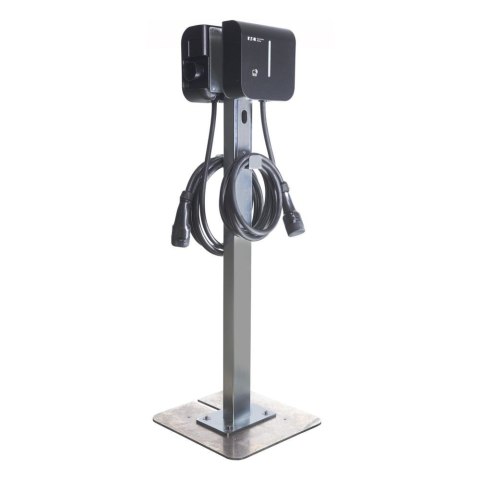 Słupek do montażu dwóch stacji ładowania