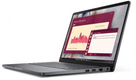 Laptop Dell Pro 14 PC14250 W11P C3 100U/8GB/512GB/14.0 FHD+/INT/FgrPr/FHD/IRCam/Mic/WLAN+BT/BcklKb/3C/3YPS Magnetite color, text