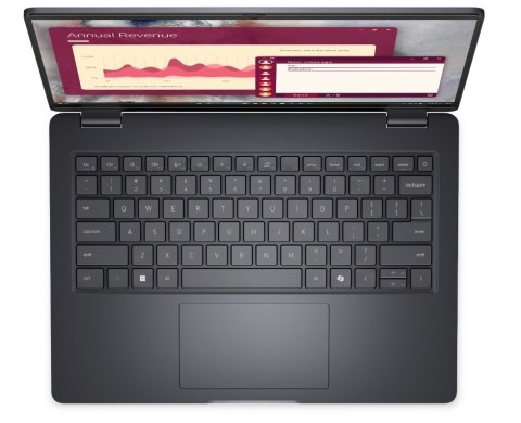 Laptop Dell Pro 14 PC14250 W11P C3 100U/8GB/512GB/14.0 FHD+/INT/FgrPr/FHD/IRCam/Mic/WLAN+BT/BcklKb/3C/3YPS Magnetite color, text