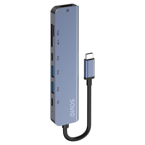HUB USB-C 7w1 AK-82 HUB USB-C 7w1 AK-82