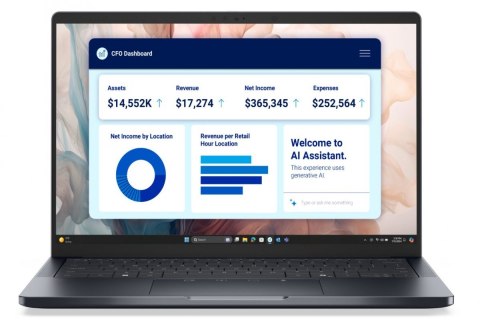 Laptop Dell Pro 14 Premium PA14250 W11P Ultra 7 268V/32GB/512GB/14.0 QHD+ Touch/Arc/FgrPr/FHD/IRCam/Mic/WLAN+BT/BcklKb/3C/vPro/3