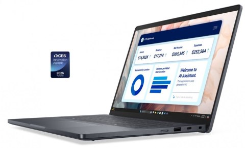 Laptop Dell Pro 14 Premium PA14250 W11P Ultra 7 268V/32GB/512GB/14.0 QHD+ Touch/Arc/FgrPr/FHD/IRCam/Mic/WLAN+BT/BcklKb/3C/vPro/3