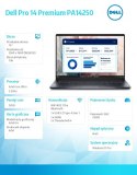 Laptop Dell Pro 14 Premium PA14250 W11P Ultra 7 268V/32GB/512GB/14.0 QHD+ Touch/Arc/FgrPr/FHD/IRCam/Mic/WLAN+BT/BcklKb/3C/vPro/3