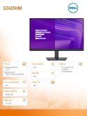 Monitor E2425HM 23.8 cala VA LED Full HD (1920x1080)/16:9/DP/HDMI/VGA/5Y