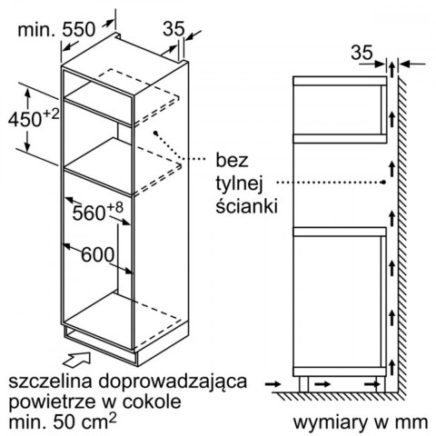 Kuchnia mikrofalowa termoobieg CMA585GB1