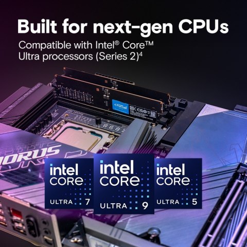 Pamięć DDR5 32GB/6400 CL52 CUDIMM