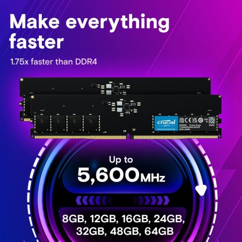 Pamięć DDR5 8GB/5600 CL46 (16Gbit) Tray Pamięć DDR5 8GB/5600 CL46 (16Gbit) Tray