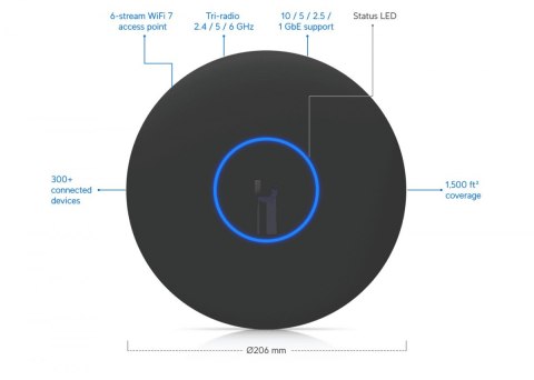 Punkt dostępowy WiFi 7, U7-Pro-XG-B Punkt dostępowy WiFi 7, U7-Pro-XG-B