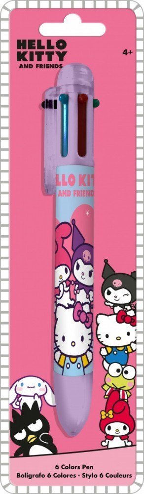 Długopis 6 kolorów Hello Kitty Długopis 6 kolorów Hello Kitty