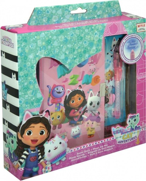 Pamiętnik z magicznym długopisem Koci Domek Gabi