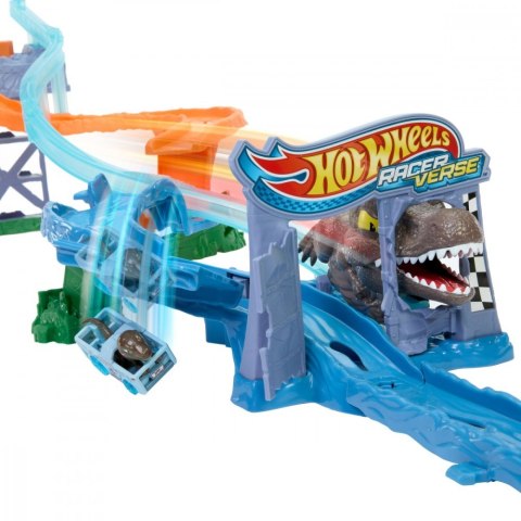 Tor samochodowy Racer Verse Jurassic World Morski dinopościg Tor samochodowy Racer Verse Jurassic World Morski dinopościg