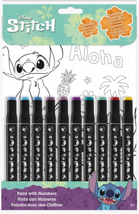 Kolorowanka Stitch Malowanie po numerach