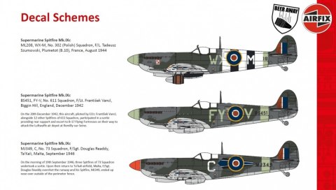 Model plastikowy Supermarine Spitfire Mk.IXc Flying Dray 1/24 Model plastikowy Supermarine Spitfire Mk.IXc Flying Dray 1/24