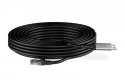 Kabel adapter USB-A - RJ45 Kat. 6A S/FTP, 1 Gbit/s, USB 3.2 Gen1, LSZH, 10m