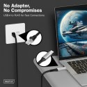 Kabel adapter USB-A - RJ45 Kat. 6A S/FTP, 1 Gbit/s, USB 3.2 Gen1, LSZH, 10m