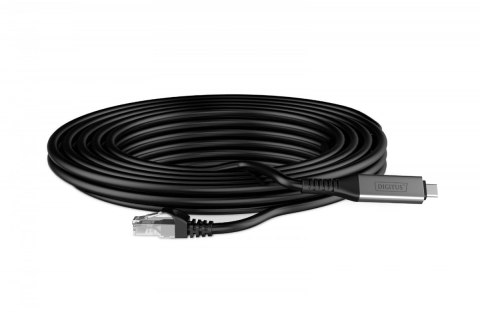 Kabel adapter USB-C - RJ45 Kat. 6A S/FTP, 1 Gbit/s, USB 3.2 Gen1, LSZH, 3m Kabel adapter USB-C - RJ45 Kat. 6A S/FTP, 1 Gbit/s, USB 3.2 Gen1, LSZH, 3m
