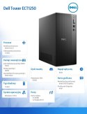 Komputer Dell Tower ECT1250 Win11Pro i7-14700/16GB/512GB SSD/UHD 770/WLAN + BT/Wireless Kb & Mouse/3YPS
