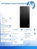 ProDesk 4 Tower G1i Desktop AI PC U7-265 1TB/16/W11P 9H7U8ET