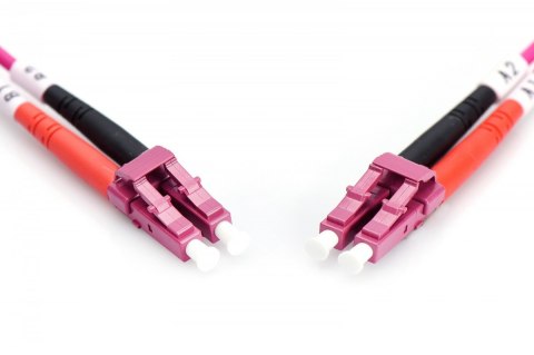 Patch cord światłowodowy FO LC-LC MM 50/125 OM4 duplex LSOH 2m Patch cord światłowodowy FO LC-LC MM 50/125 OM4 duplex LSOH 2m