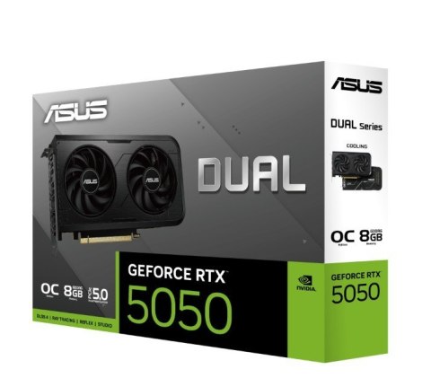 Karta graficzna GeForce RTX 5050 DUAL 8GB OC GDDR6 128BIT 3DP/HDMI Karta graficzna GeForce RTX 5050 DUAL 8GB OC GDDR6 128BIT 3DP/HDMI
