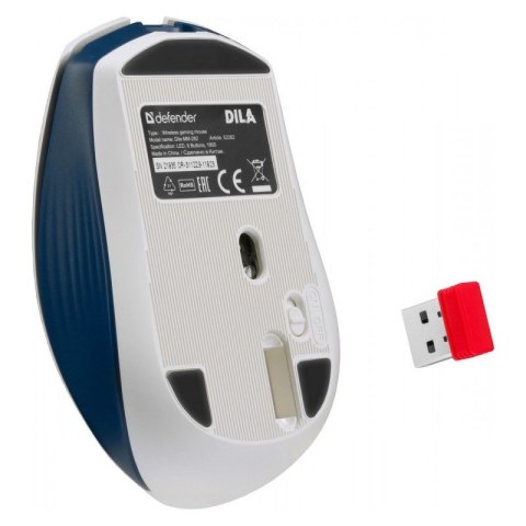 Mysz gamingowa bezprzewodowa DILA MM-282 RF 1800DPI 6P Mysz gamingowa bezprzewodowa DILA MM-282 RF 1800DPI 6P
