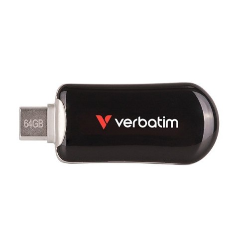 Pendrive Plectra 64GB USB-C 100MB/s 30224 czarny Pendrive Plectra 64GB USB-C 100MB/s 30224 czarny