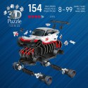 Puzzle 3D Samochód Porsche 911 GT3 Cup