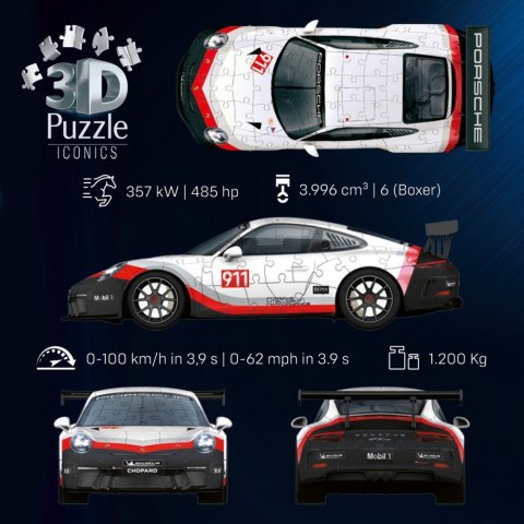Puzzle 3D Samochód Porsche 911 GT3 Cup Puzzle 3D Samochód Porsche 911 GT3 Cup