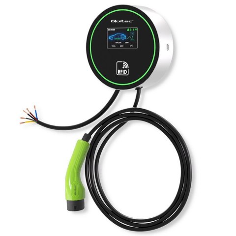 Stacja ładowania EV 2w1 Typ2 | 22kW | Wi-Fi | LCD | 3fazy | Wallbox | Smart life app | RFID | 5m Stacja ładowania EV 2w1 Typ2 | 22kW | Wi-Fi | LCD | 3fazy | Wallbox | Smart life app | RFID | 5m