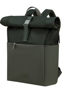 Plecak na laptopa 15.6 cala Rolltop leśna zieleń