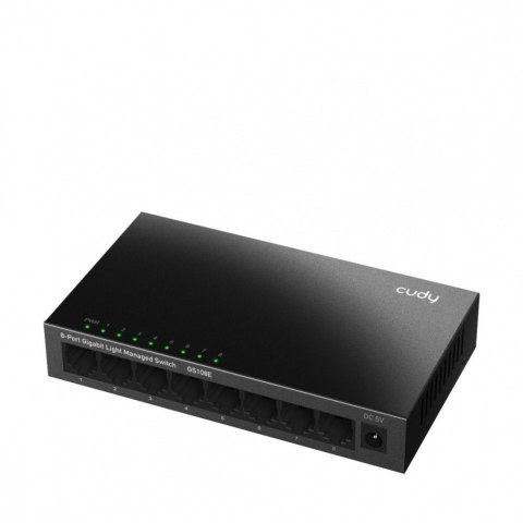 Przełącznik GS108E Gigabit Light Managed Switch 8-Port Gigabit Light Managed Switch, 8 10/100/1000M RJ45 Ports, Desktop Metal Przełącznik GS108E Gigabit Light Managed Switch 8-Port Gigabit Light Managed Switch, 8 10/100/1000M RJ45 Ports, Desktop Metal