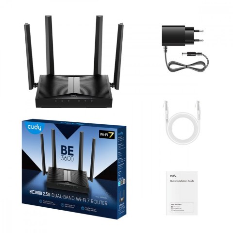 Router WR3600H Mesh 2.5G WiFi 7 BE3600 802.11be/ax/ac/a/b/g/n, 2882Mbps at 5GHz+ 688Mb Router WR3600H Mesh 2.5G WiFi 7 BE3600 802.11be/ax/ac/a/b/g/n, 2882Mbps at 5GHz+ 688Mb