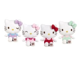 Maskotka Hello Kitty z naszywką 20cm, czerwona