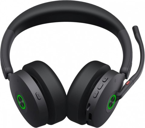 Słuchawki bezprzewodowe BH74 czarne +stand USB-C/A 1208682 Słuchawki bezprzewodowe BH74 czarne +stand USB-C/A 1208682