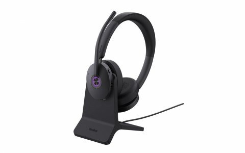 Słuchawki bezprzewodowe BH74 czarne +stand USB-C/A 1208682 Słuchawki bezprzewodowe BH74 czarne +stand USB-C/A 1208682