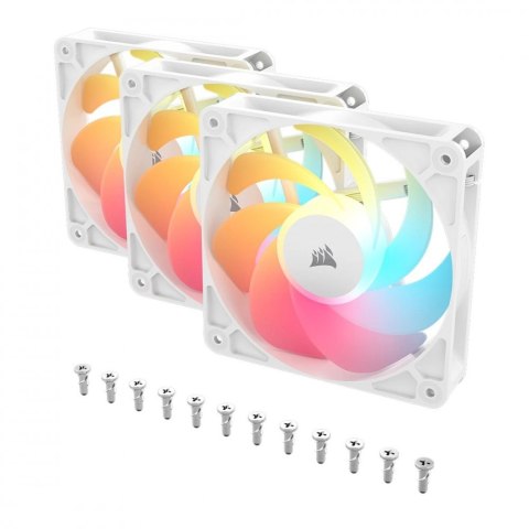 Wentylator RS120-R ARGB 120mm 3-pak biały Wentylator RS120-R ARGB 120mm 3-pak biały