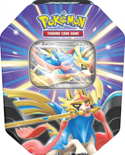 Karty Shashing Legends Tin: Zacian EX Karty Shashing Legends Tin: Zacian EX