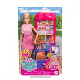 Lalka Barbie Malibu na zakupach