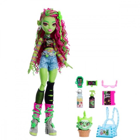 Lalka Monster High Venus McFlytrap + kotek Chewlian Lalka Monster High Venus McFlytrap + kotek Chewlian