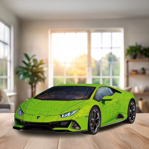 Puzzle 3D 158 elementów Samochód Lamborghini Huracan EVO Verde Puzzle 3D 158 elementów Samochód Lamborghini Huracan EVO Verde
