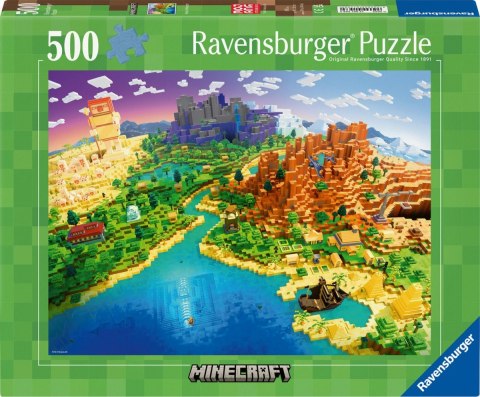 Puzzle 500 elementów Minecraft Puzzle 500 elementów Minecraft