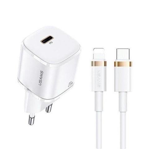 Ładowarka sieciowa 1xUSB-C T36 20W + kabel Lightning PD 3.0 Fast Charging Ładowarka sieciowa 1xUSB-C T36 20W + kabel Lightning PD 3.0 Fast Charging
