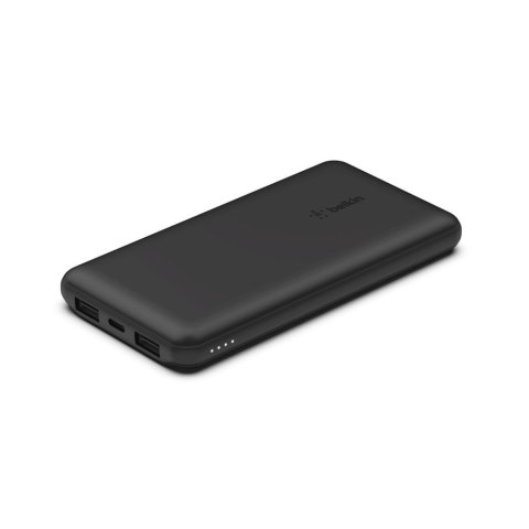 PowerBank 10 000mAh USB A i C 15W czarny PowerBank 10 000mAh USB A i C 15W czarny