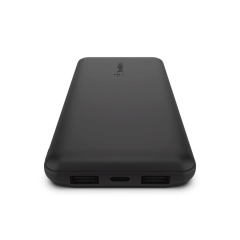 PowerBank 10 000mAh USB A i C 15W czarny PowerBank 10 000mAh USB A i C 15W czarny