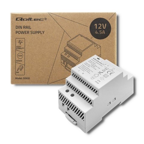 Zasilacz na szynę DIN 60W | 24V | 2.5A | Szary